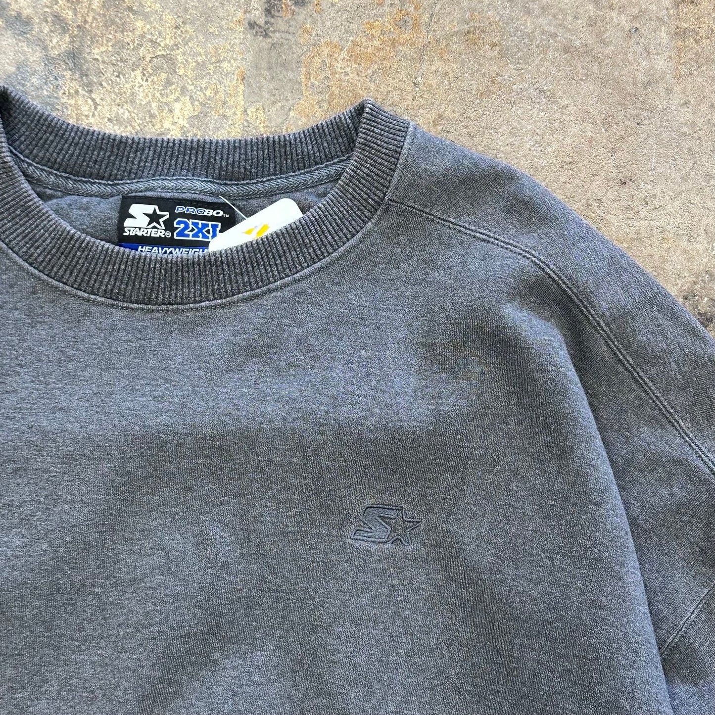 XXL - Dark Grey Starter Crewneck