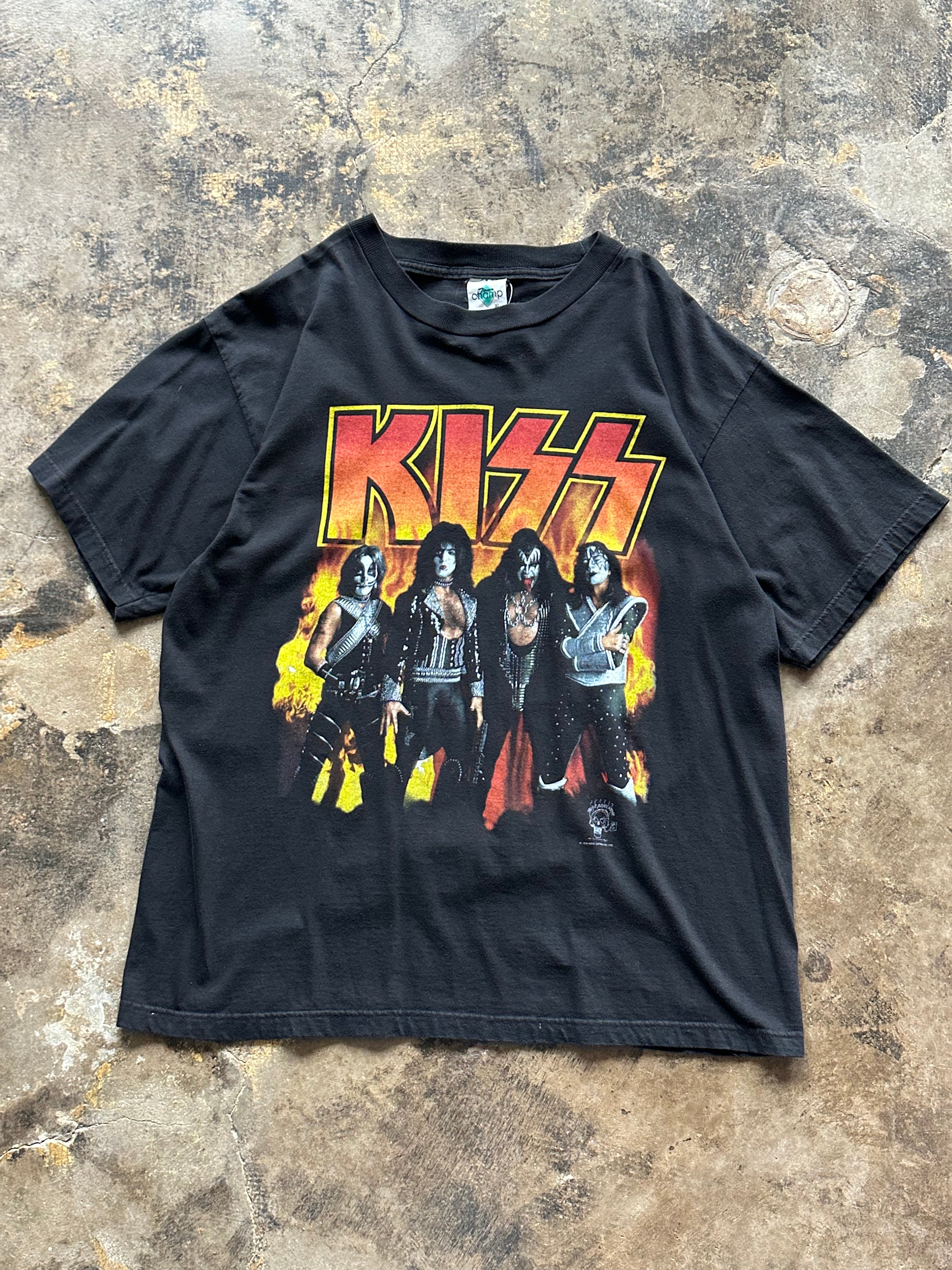 XL - KISS “Alive! Worldwide ‘96–’97” Vintage Band T-Shirt – Black