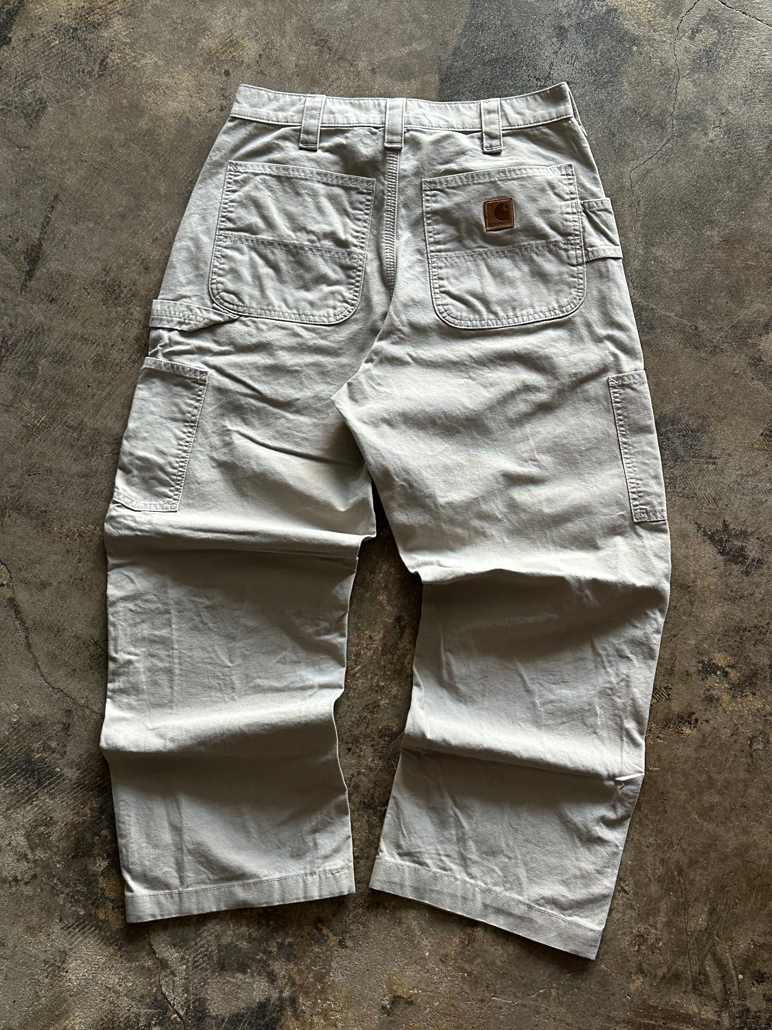 32x28 - Carhartt Light Khaki Utility Work Pants