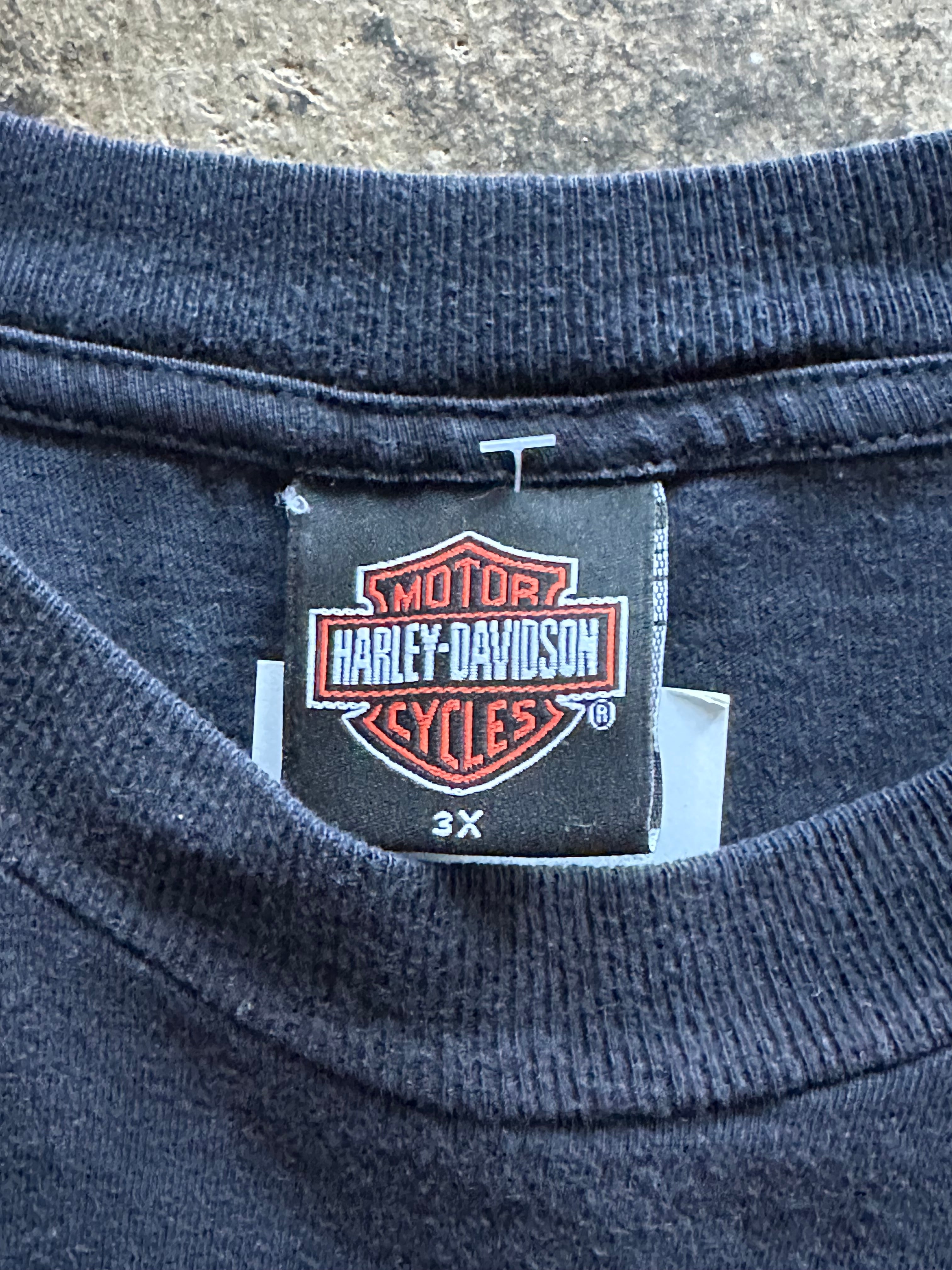 3XL - Vintage Harley-Davidson Dodge City KS Eagle Graphic T-Shirt