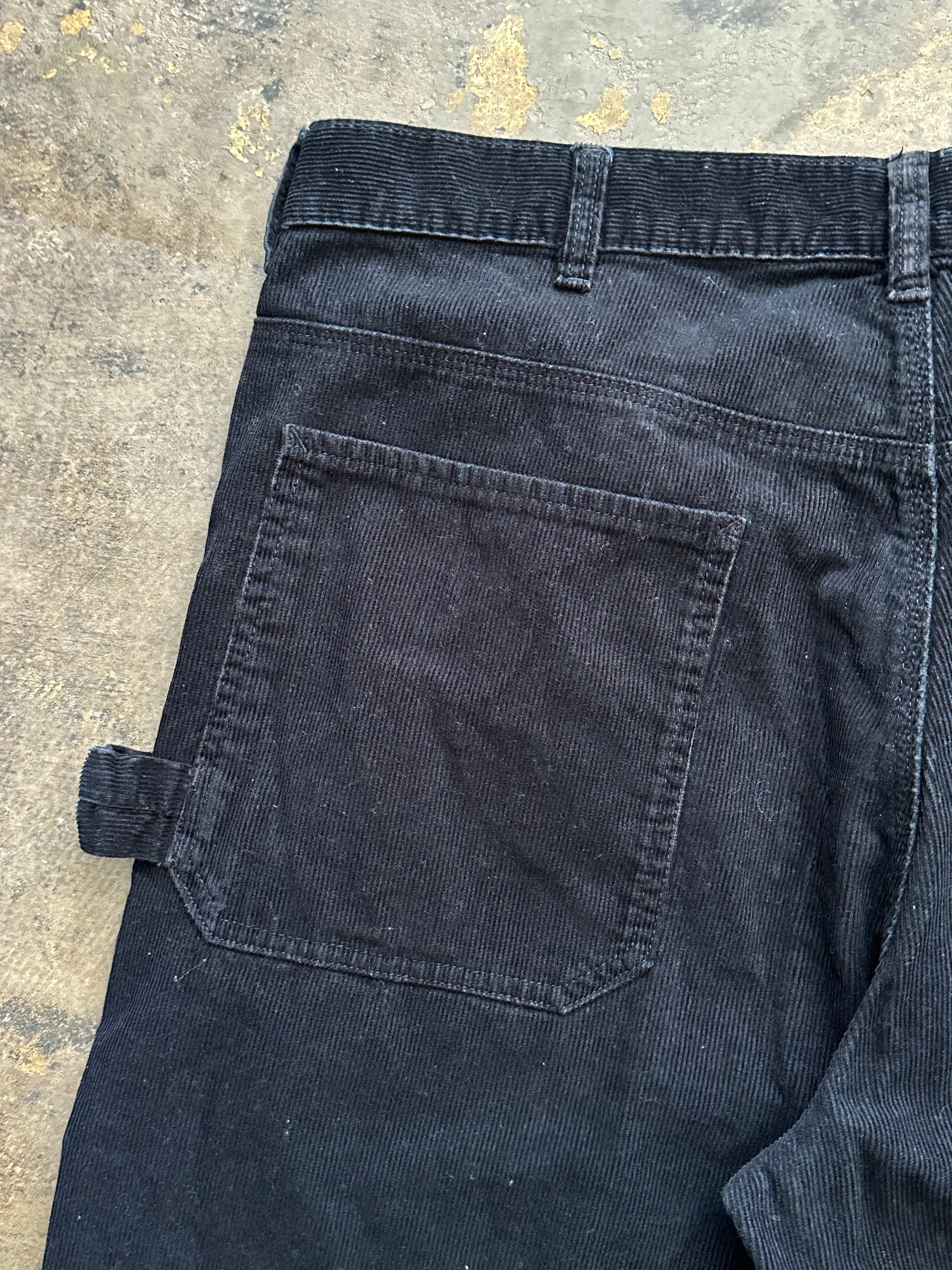 38x32 - Vintage Calvin Klein Black Corduroy Work Pants