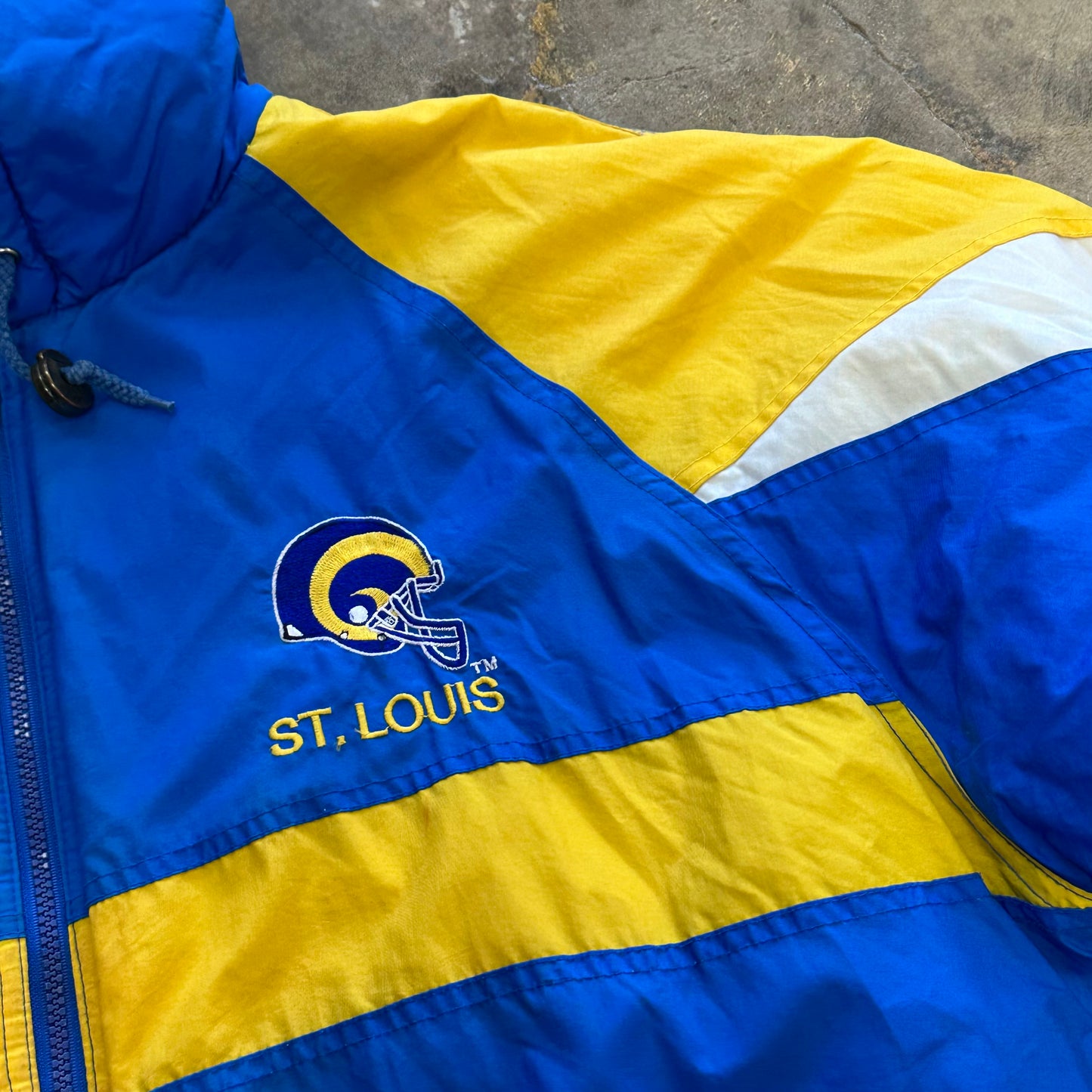 XL - St. Louis Rams Game-day puffer coat