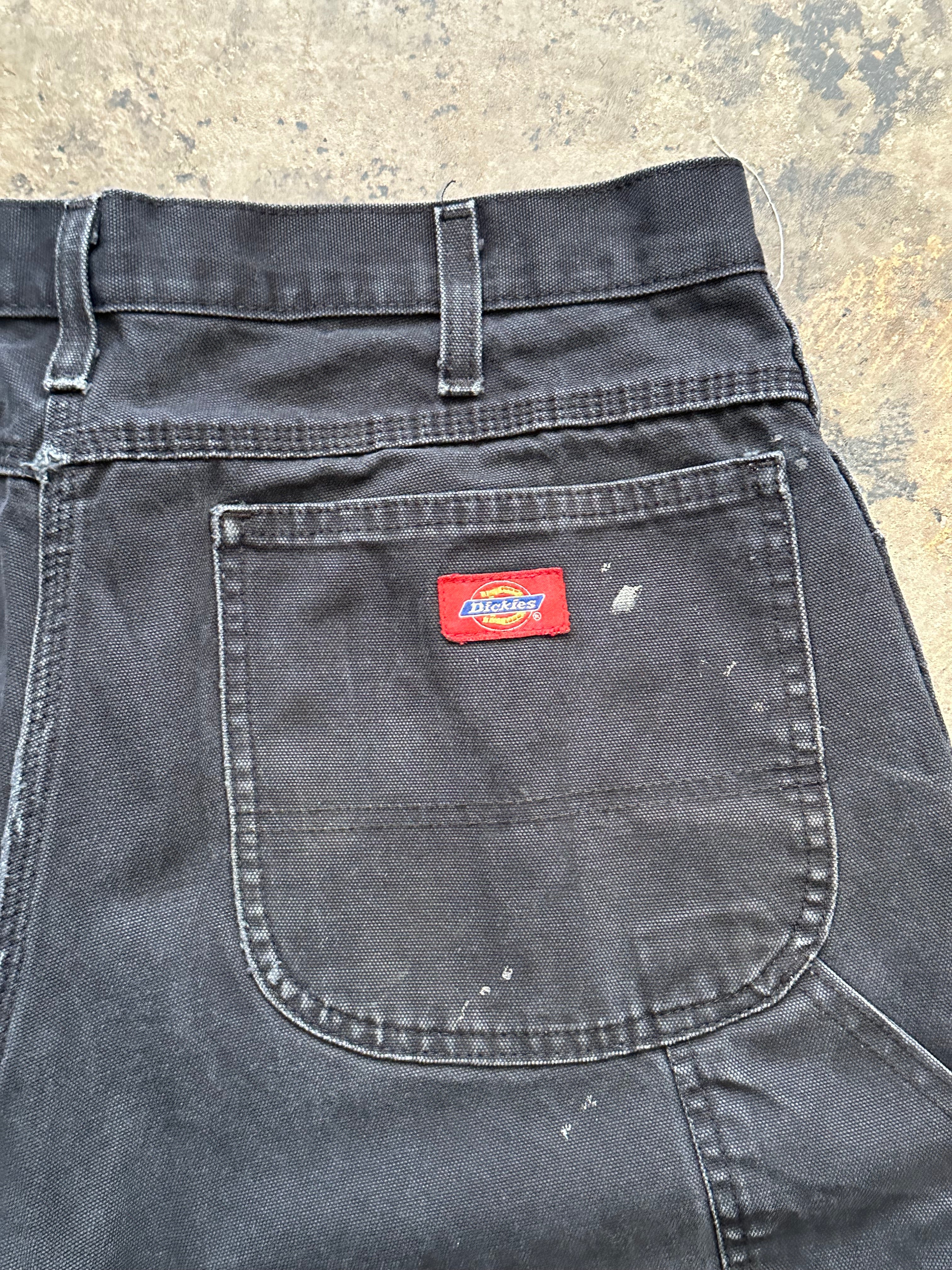 34x34 - Vintage Dickies Faded Black Distressed Work Pants