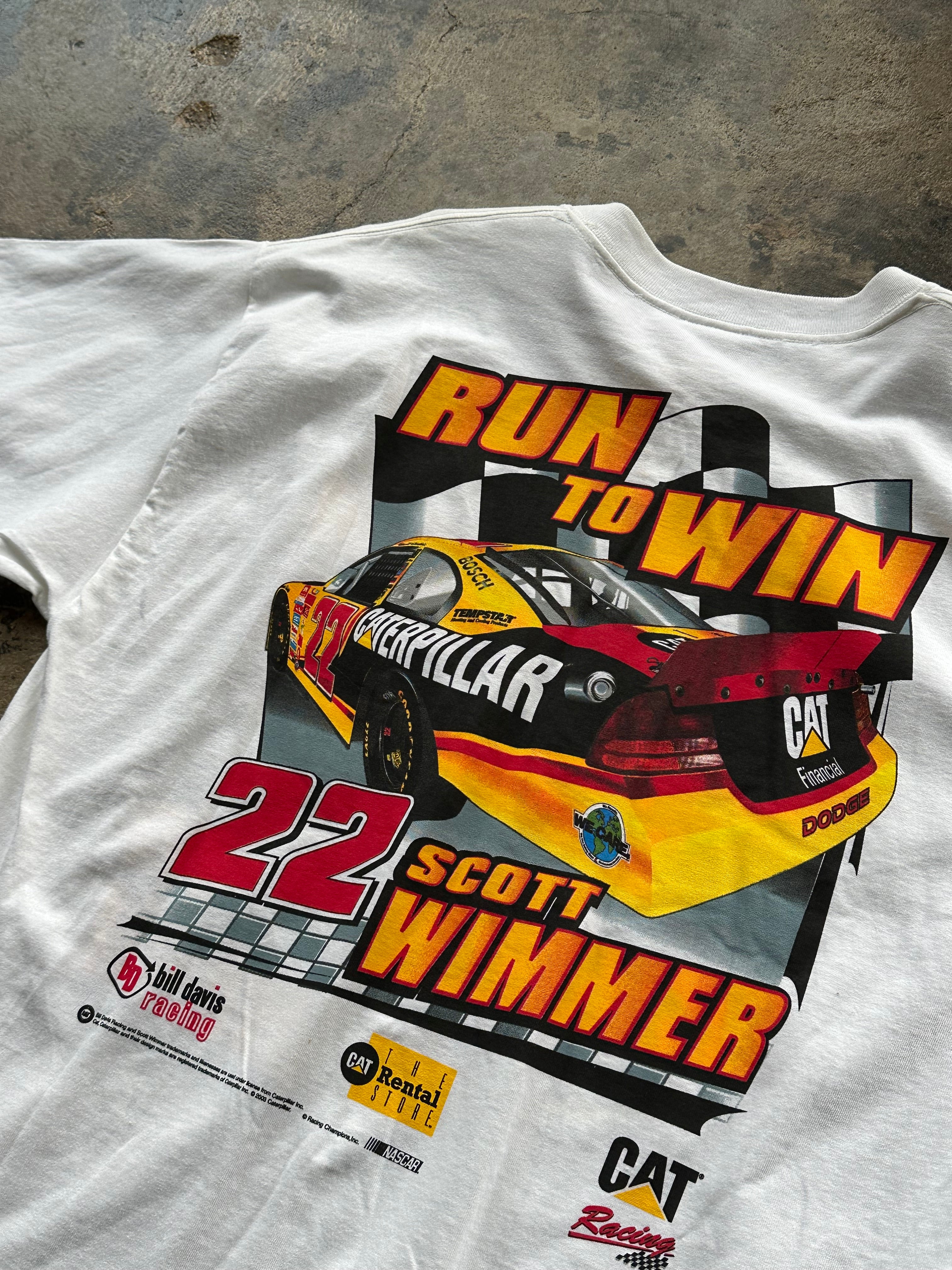 XL - Vintage Scott Wimmer #22 “Born to Run / Run to Win” NASCAR Tee