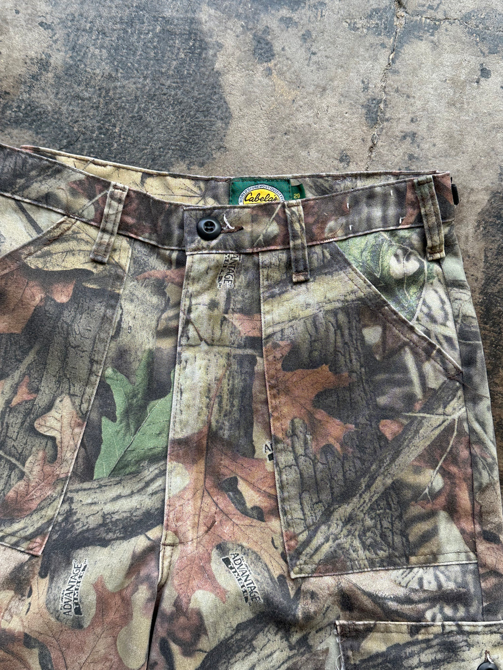 30x32 - Vintage Cabela’s Advantage Timber Cargo Pants