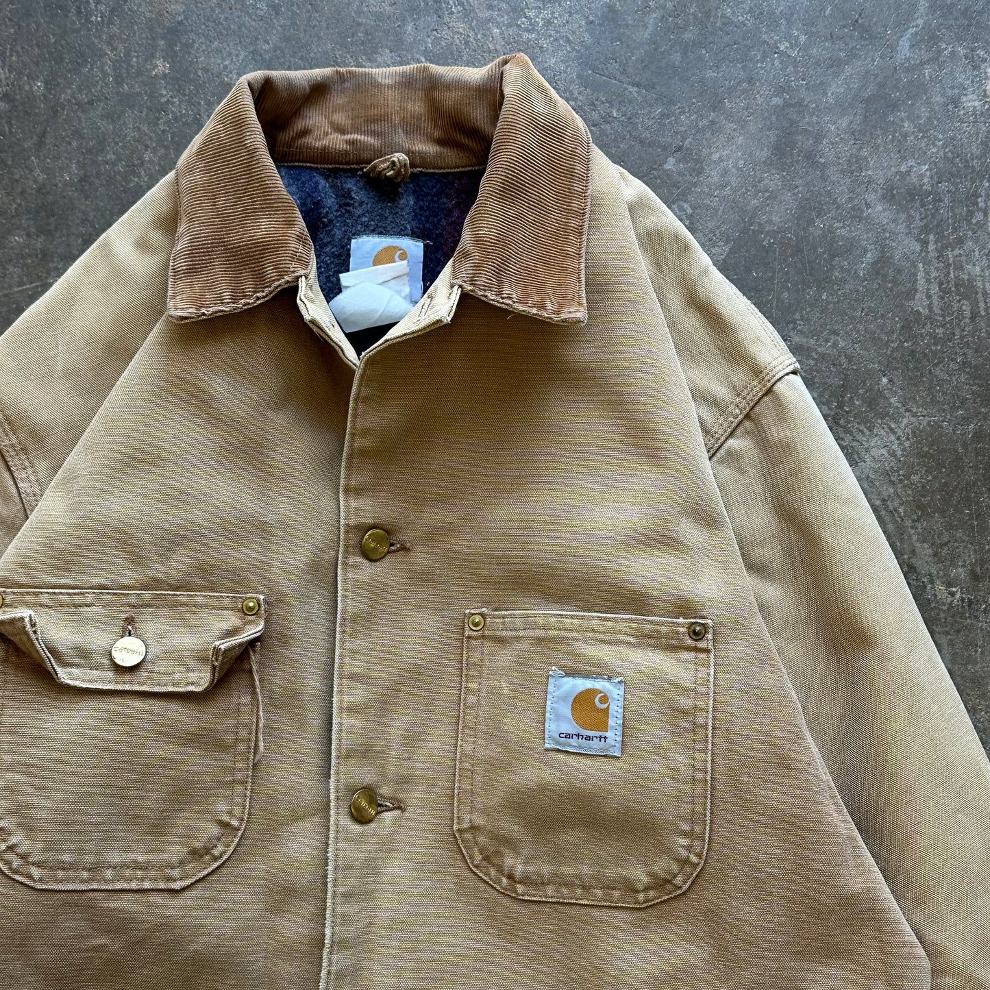 XL - Carhartt flannel Lined Chore Coat