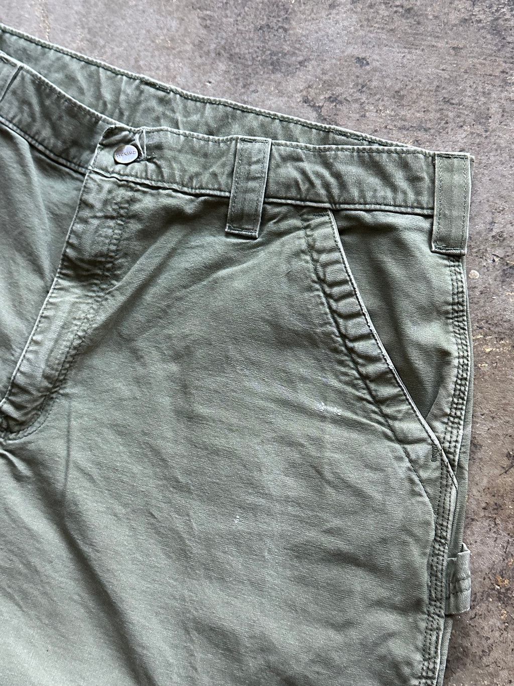 38x32 - Carhartt Olive Green Workwear Pants