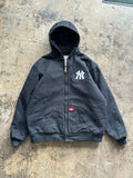 XXLT- Vintage Black Dickies Zip-Up NY Coat
