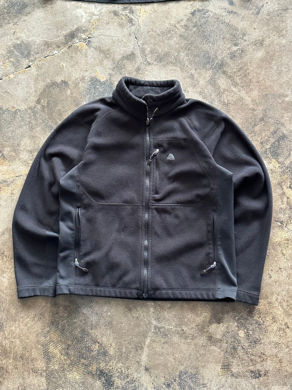 S - Nike ACG Fleece Full-Zip Jacket – Black