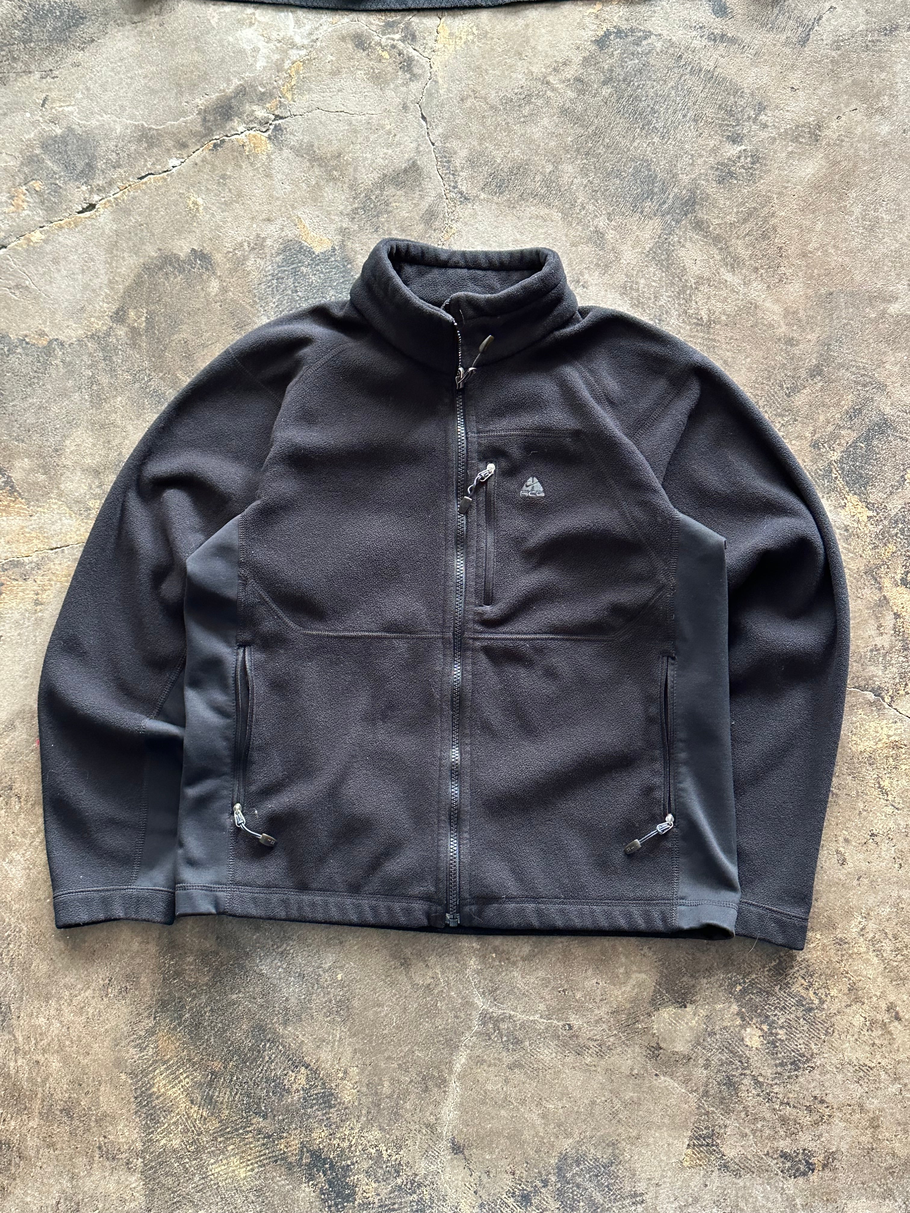 S - Nike ACG Fleece Full-Zip Jacket – Black