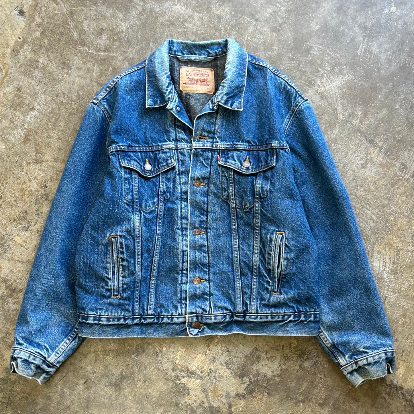 XL - Levi’s Denim Flannel Lined Coat