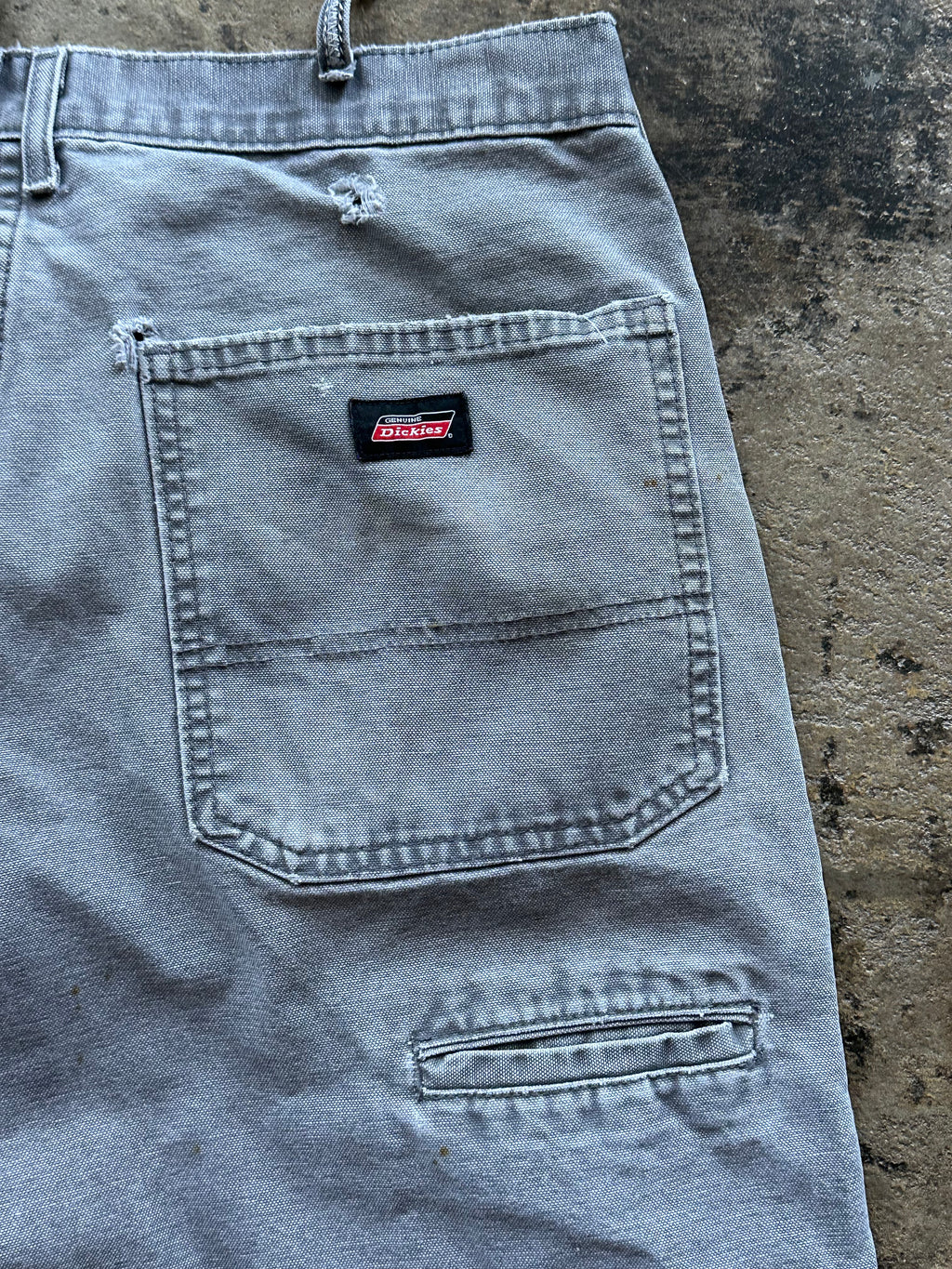 32x30 - Dickies Distressed Grey Work Pants