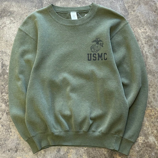 S - USMC Green Sweatshirt