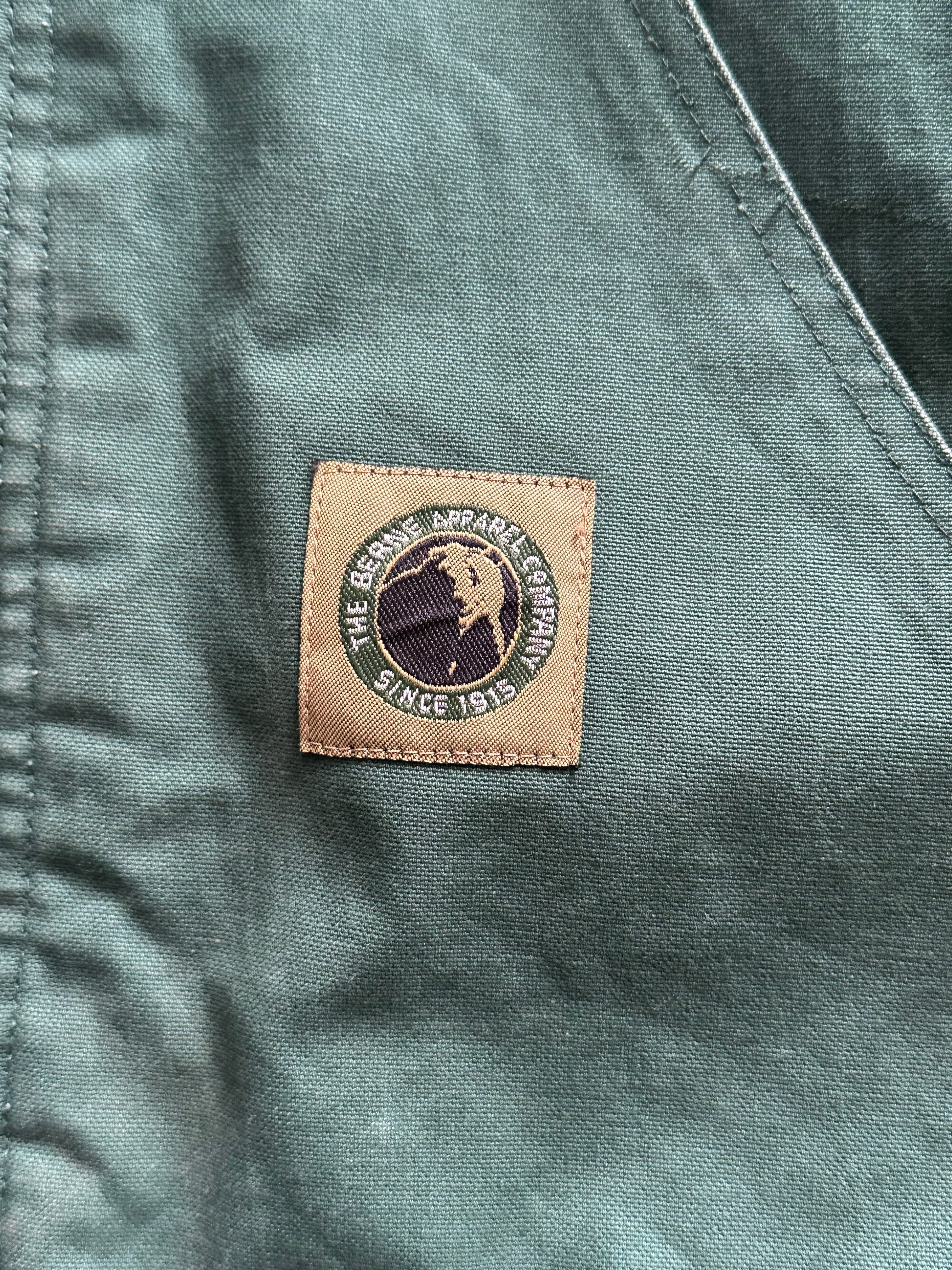 3XL - Vintage Berne Apparel Green Hooded Work Jacket