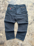 42x32 - Wrangler Riggs Black Cargo Workwear Pants