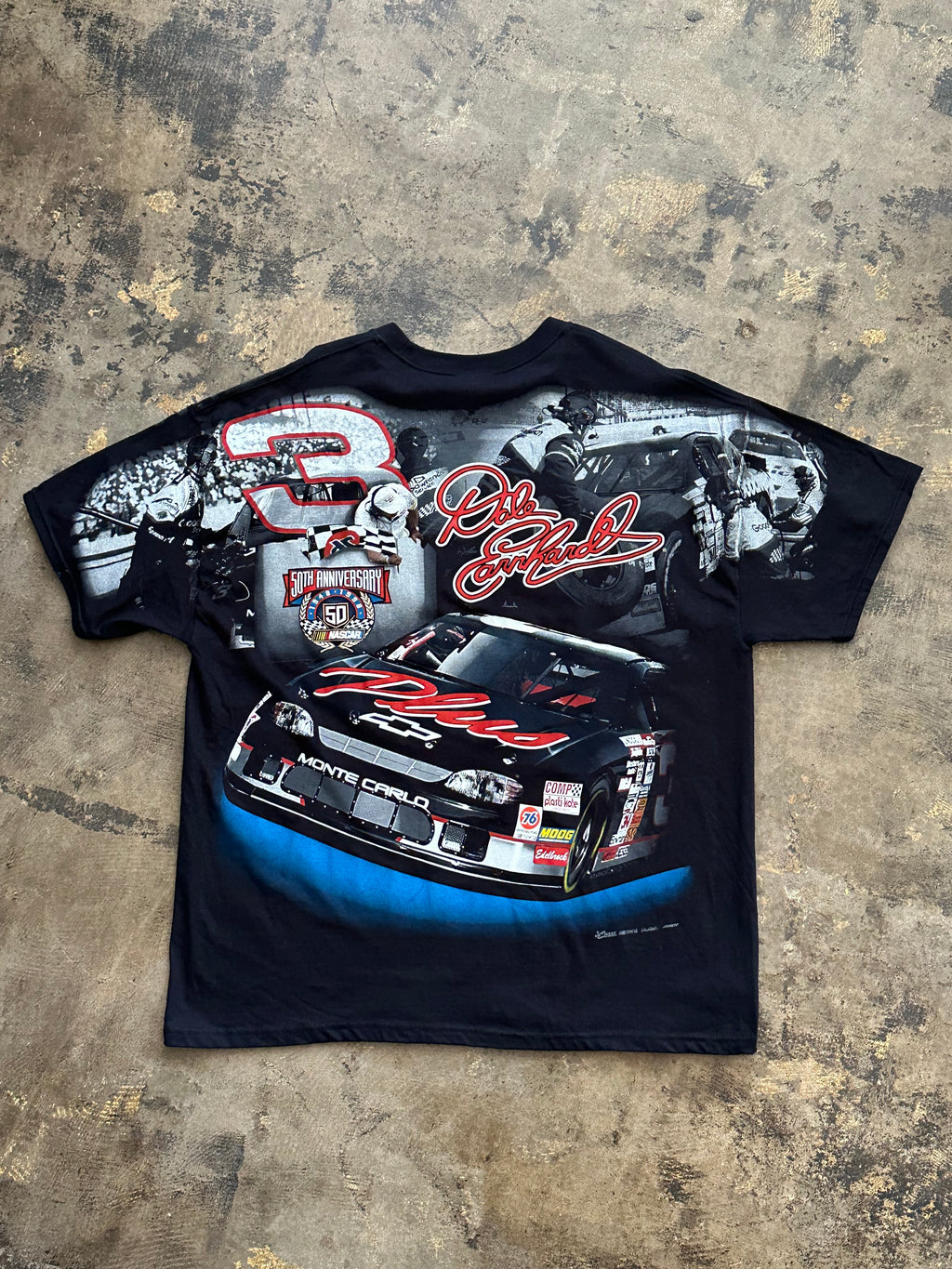 XXL - Dale Earnhardt Goodwrench All-Over Print NASCAR Tee