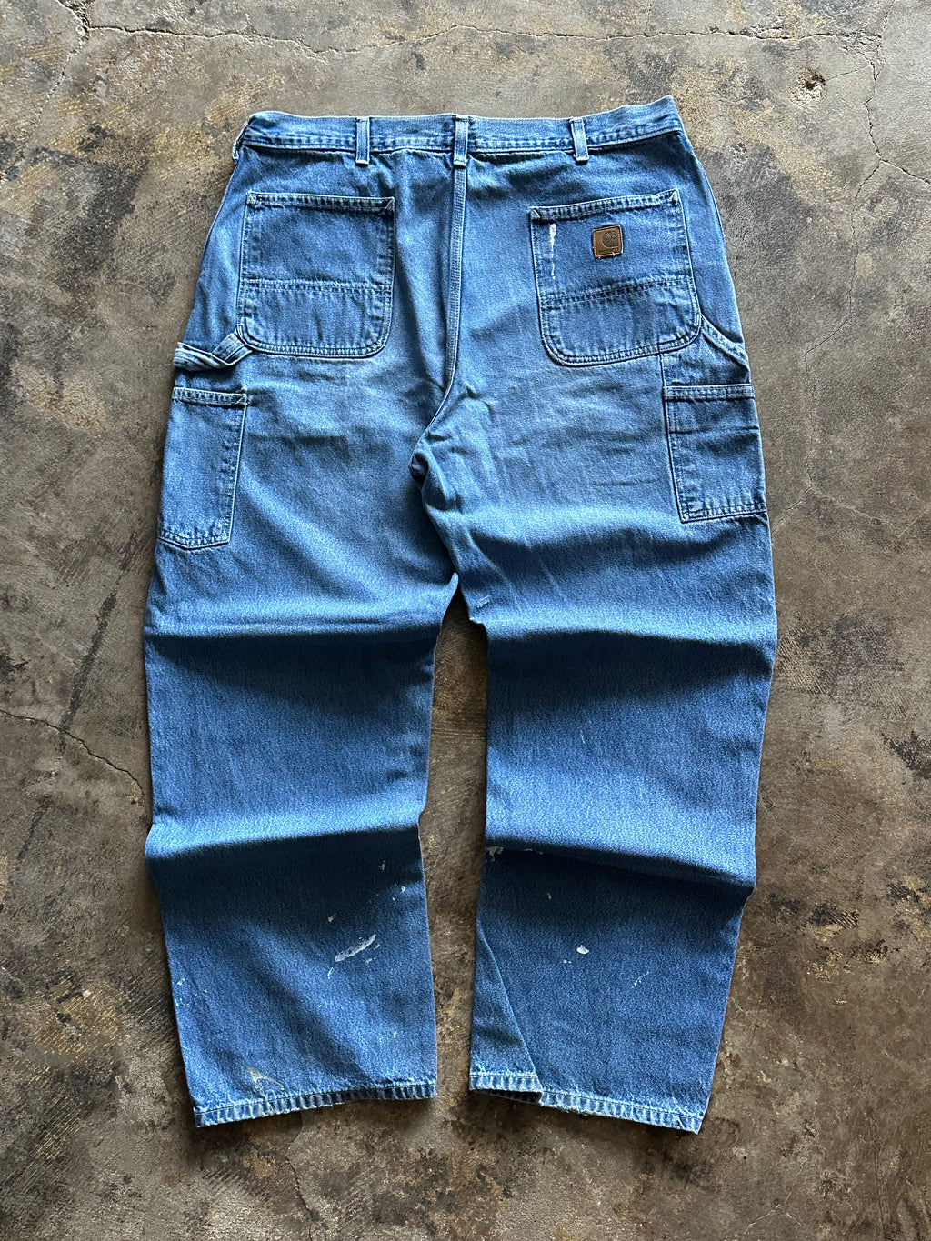 38x32 - Carhartt Distressed Denim Workwear Pants