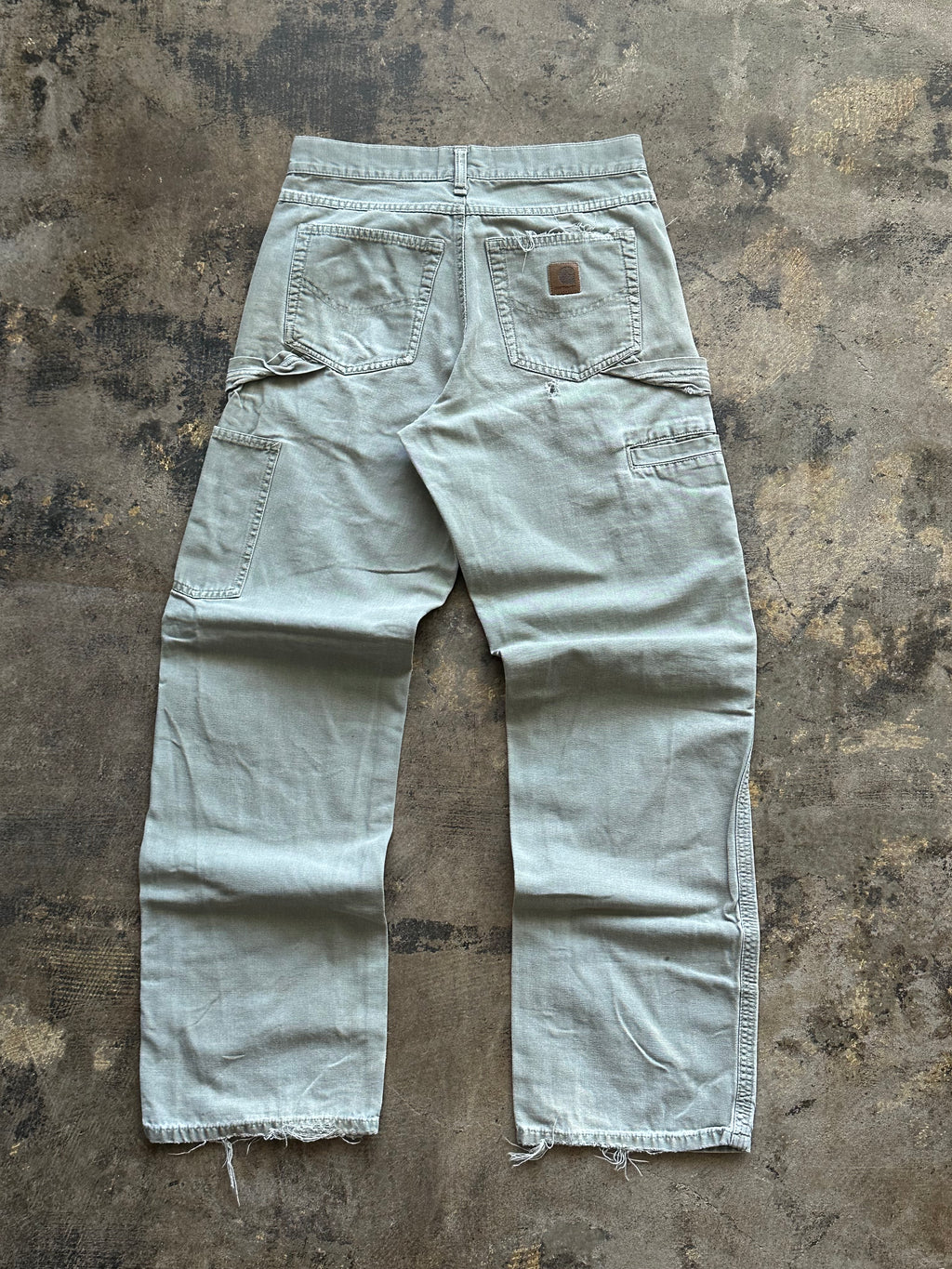 28x32 - Carhartt Distressed Tan Utility Pants