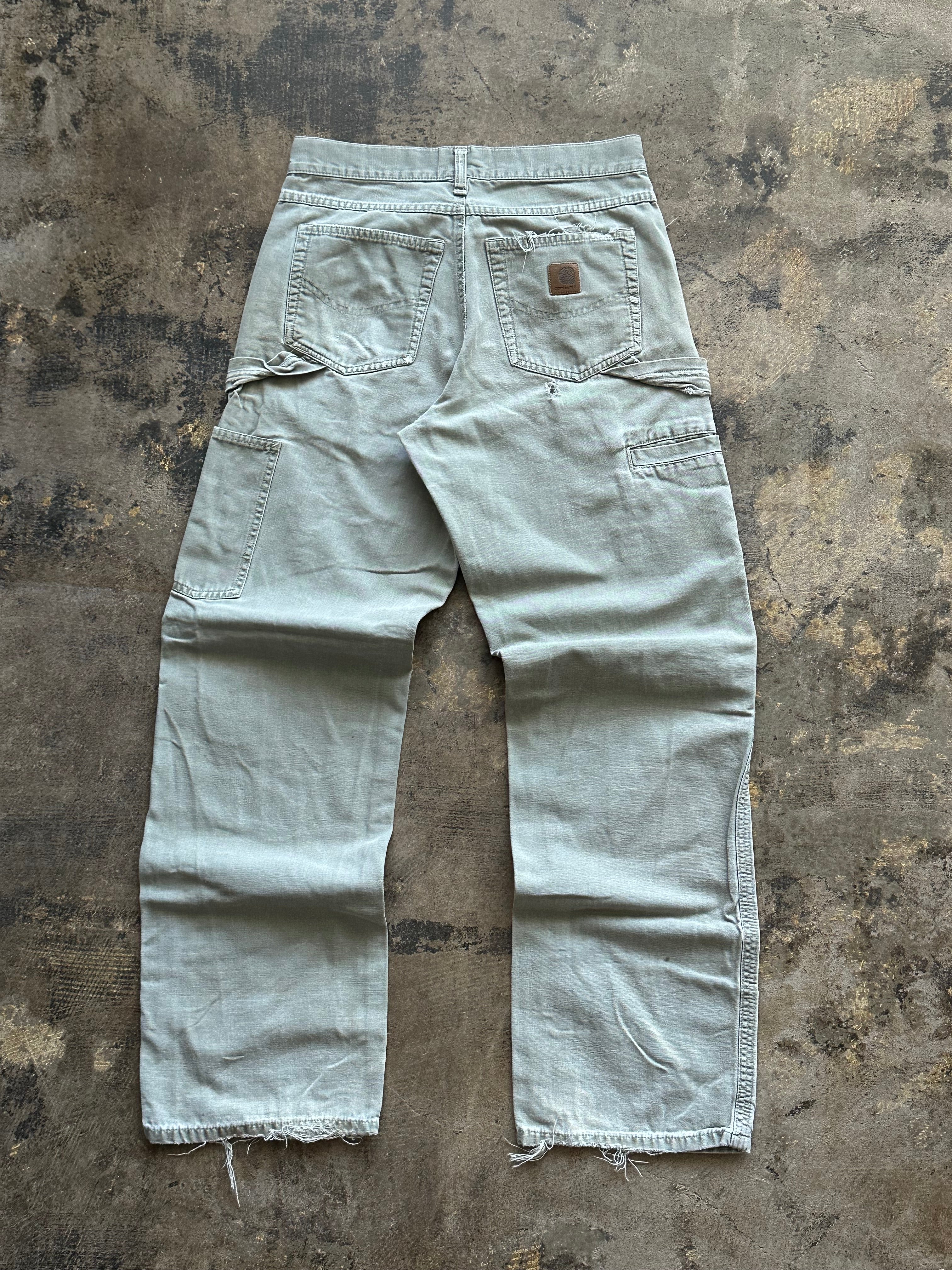 28x32 - Carhartt Distressed Tan Utility Pants