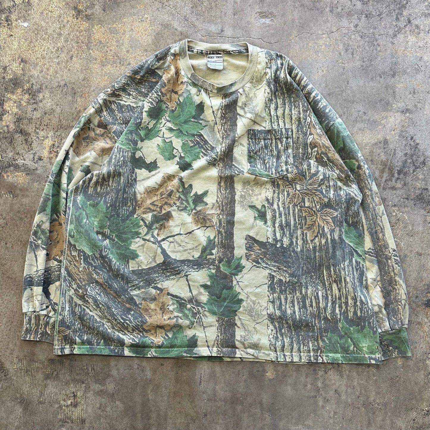 XXXL - Jerzees Camo Longsleeve