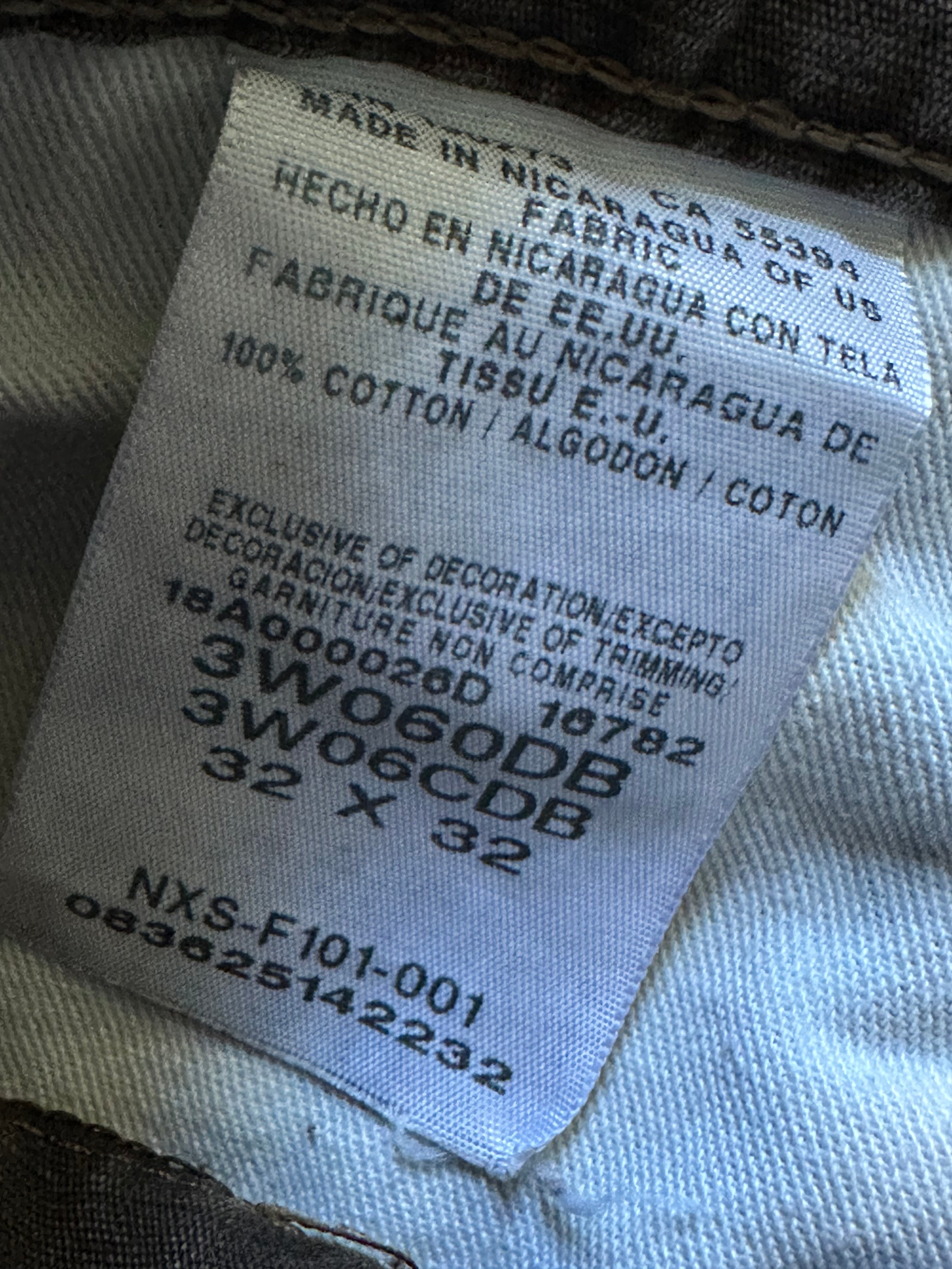 32x32 - Wrangler Brown Cargo Work Pants