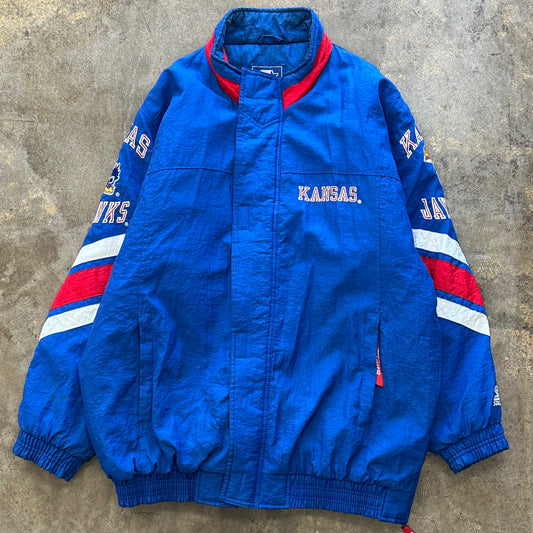 XL - Kansas Jayhawks Starter Puffer Coat