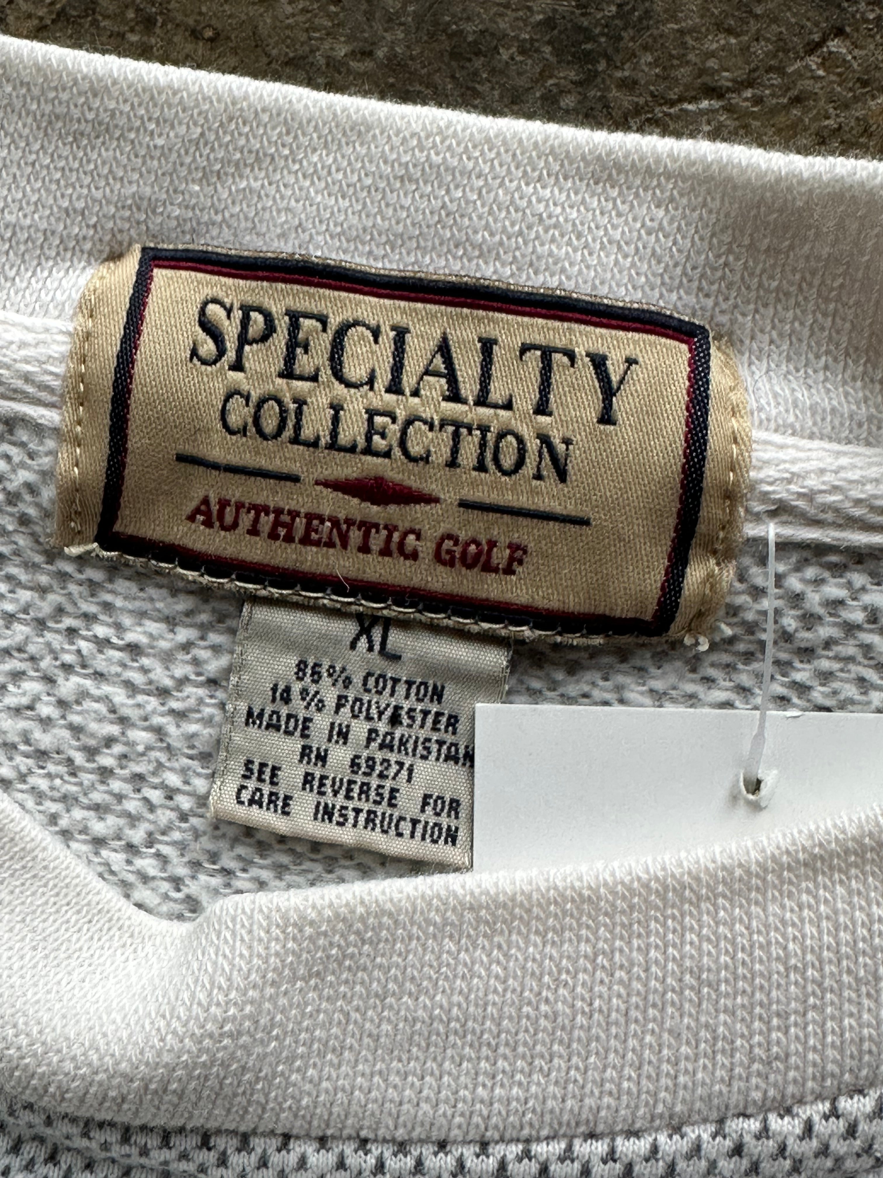 XL - Specialty Collection Golf Crewneck