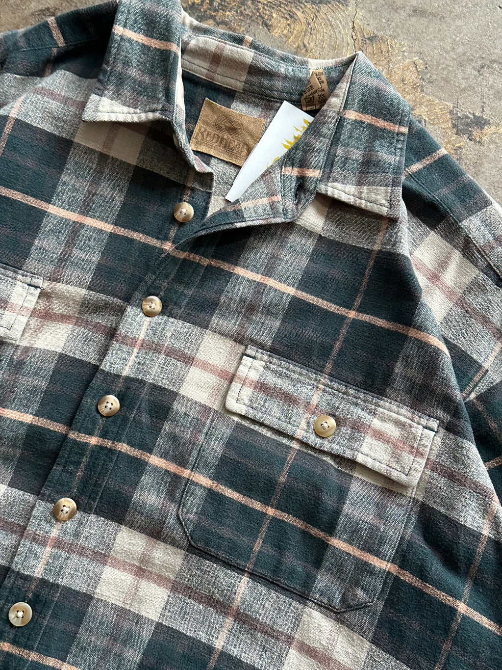 XL - RedHead Plaid Flannel Shirt