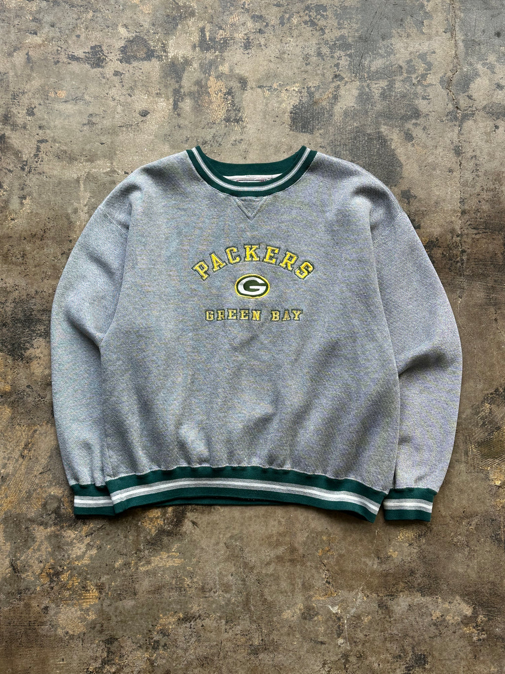 XXL - Vintage Green Bay Packers Crewneck – Pro Player / Embroidered