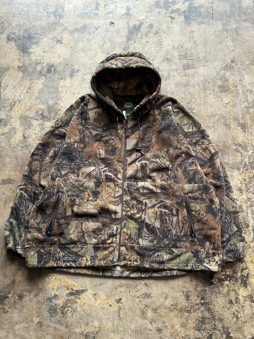 4XL - Cabela’s Fleece Camo Zip-Up Hoodie