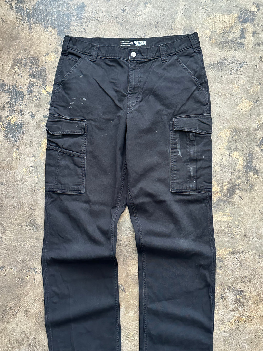 36x34 - Carhartt Black Cargo Work Pants