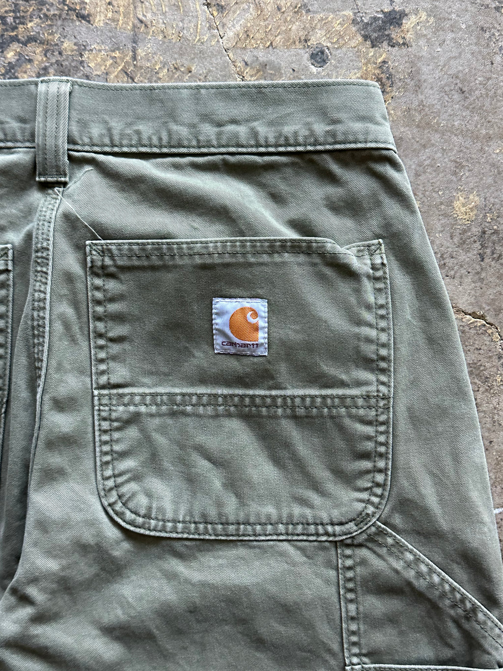31x30 - Carhartt Olive Green Utility Pants