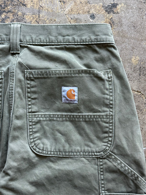 31x30 - Carhartt Olive Green Utility Pants