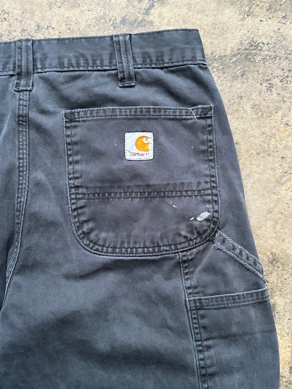 32x34 - Carhartt Black Carpenter Work Pants