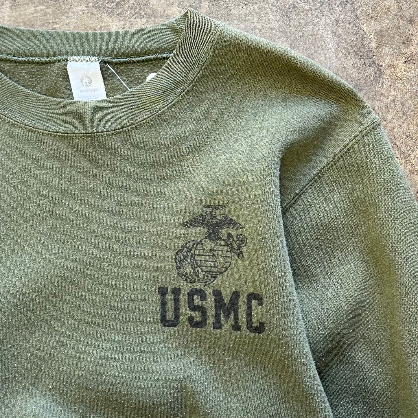 S - USMC Green Sweatshirt