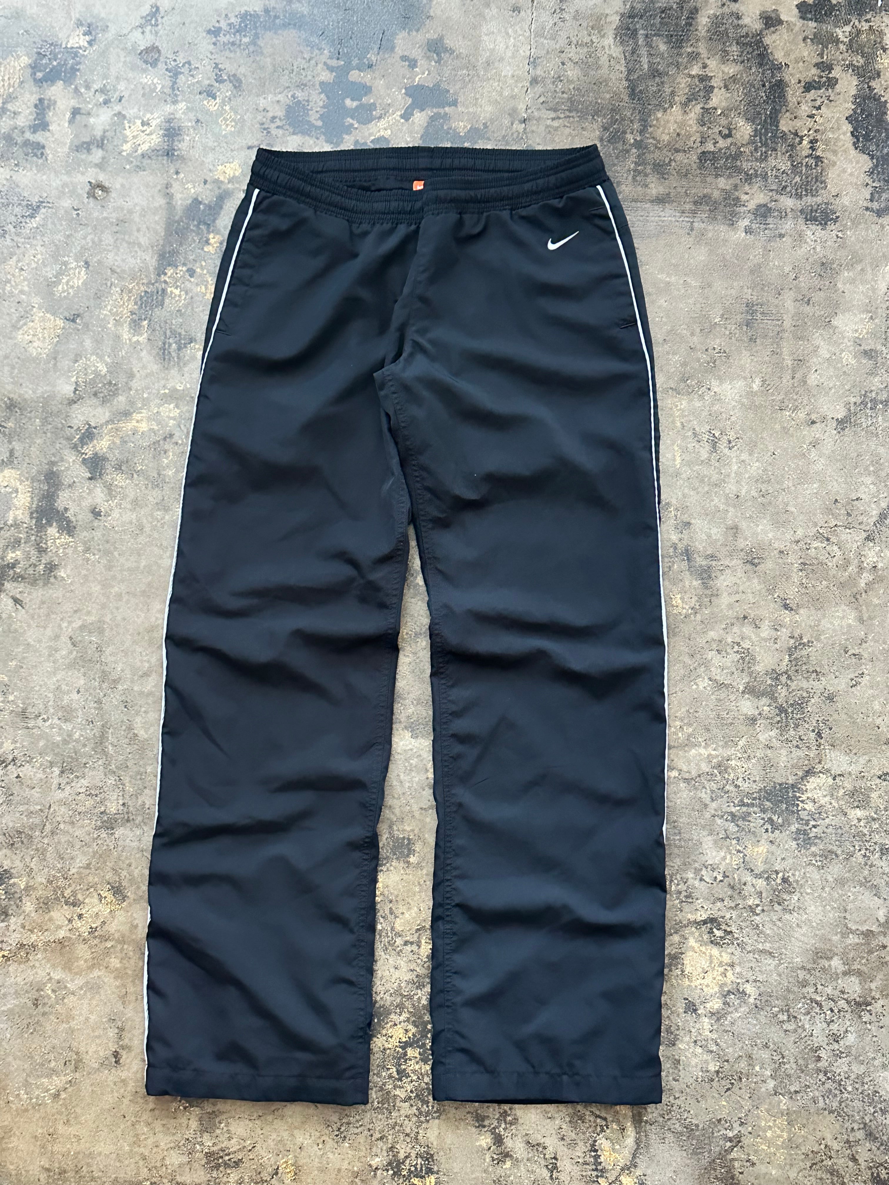 S - Nike Black Side-Stripe Track Pants