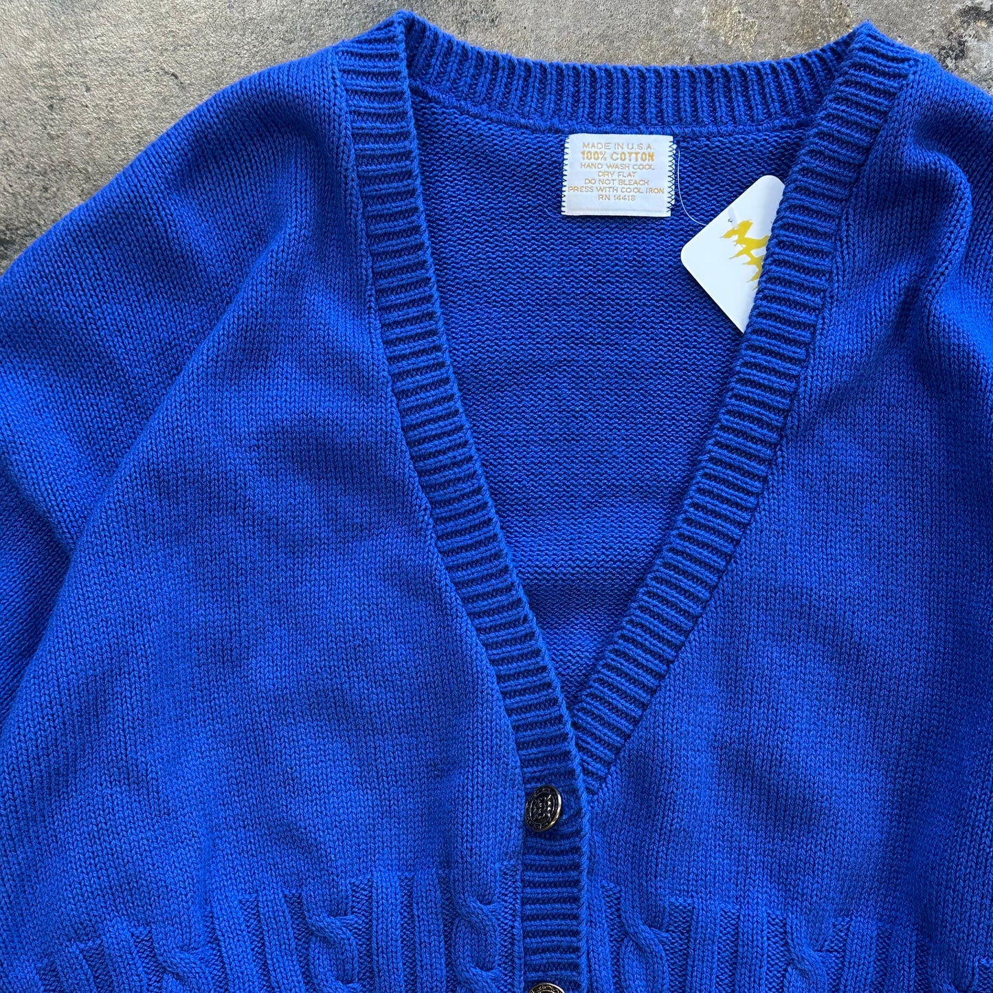 M - Blue Knit sweater