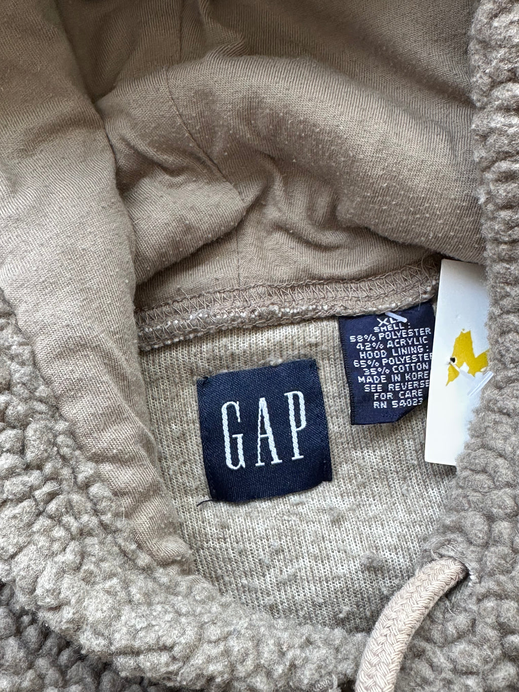 XXL - Vintage GAP Sherpa Stripe Hoodie