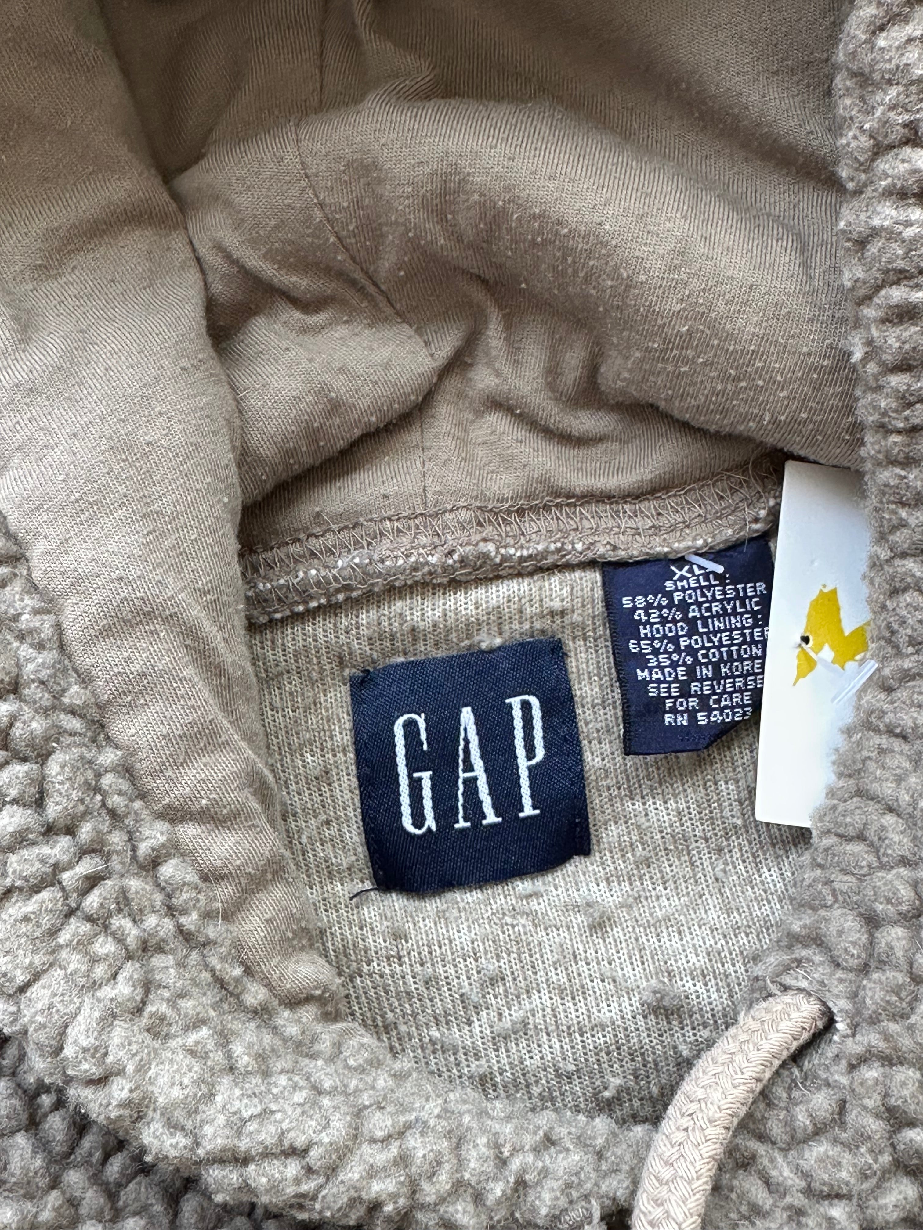 XXL - Vintage GAP Sherpa Stripe Hoodie