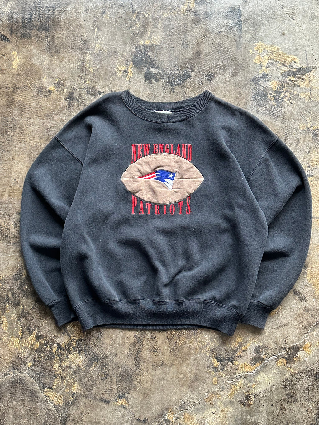 M - Vintage New England Patriots Crewneck Sweatshirt – NFL Football Logo