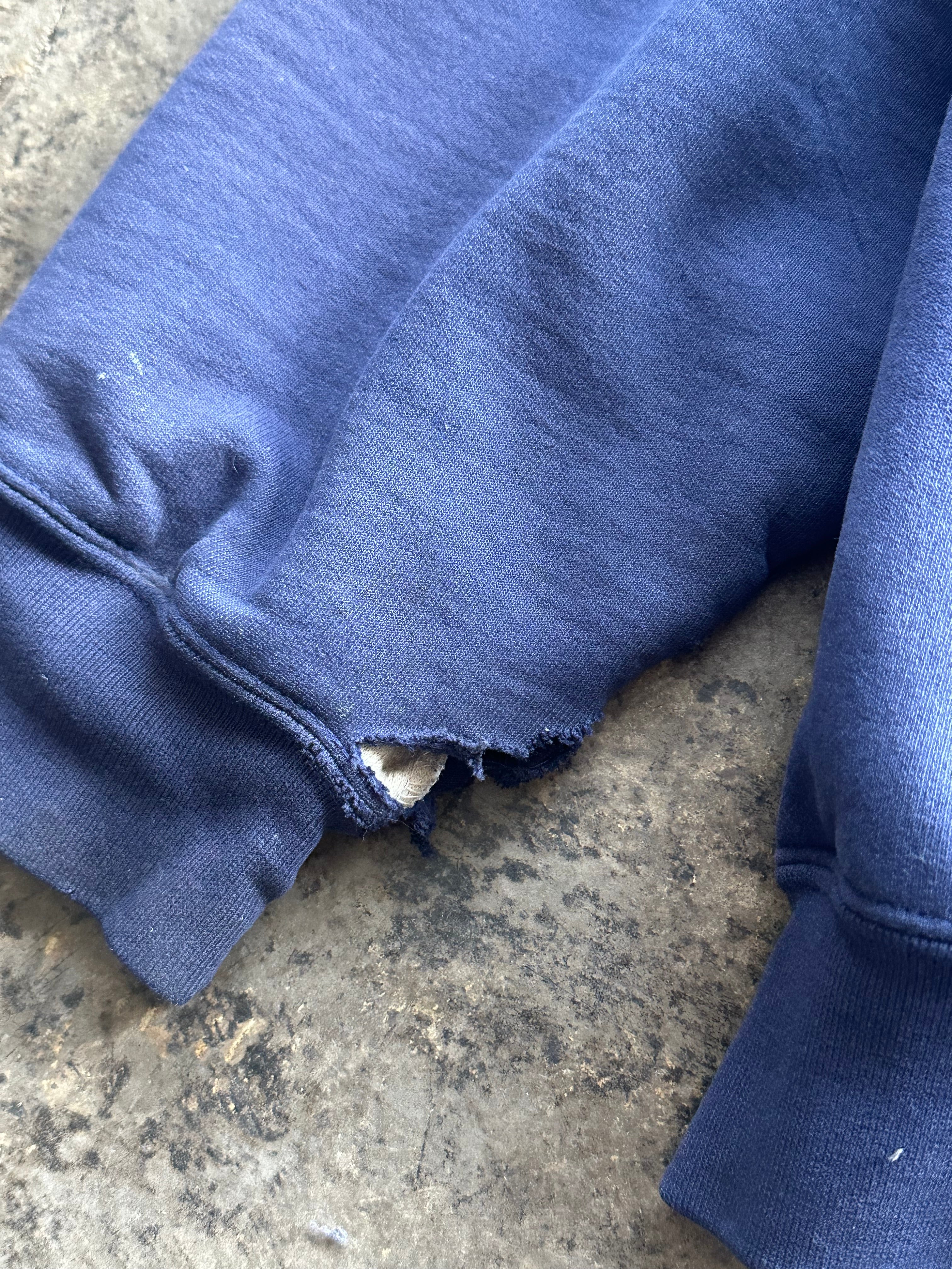 3XL - Vintage Carhartt Navy Embroidered Crewneck