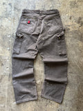 32x32 - Wrangler Brown Cargo Work Pants
