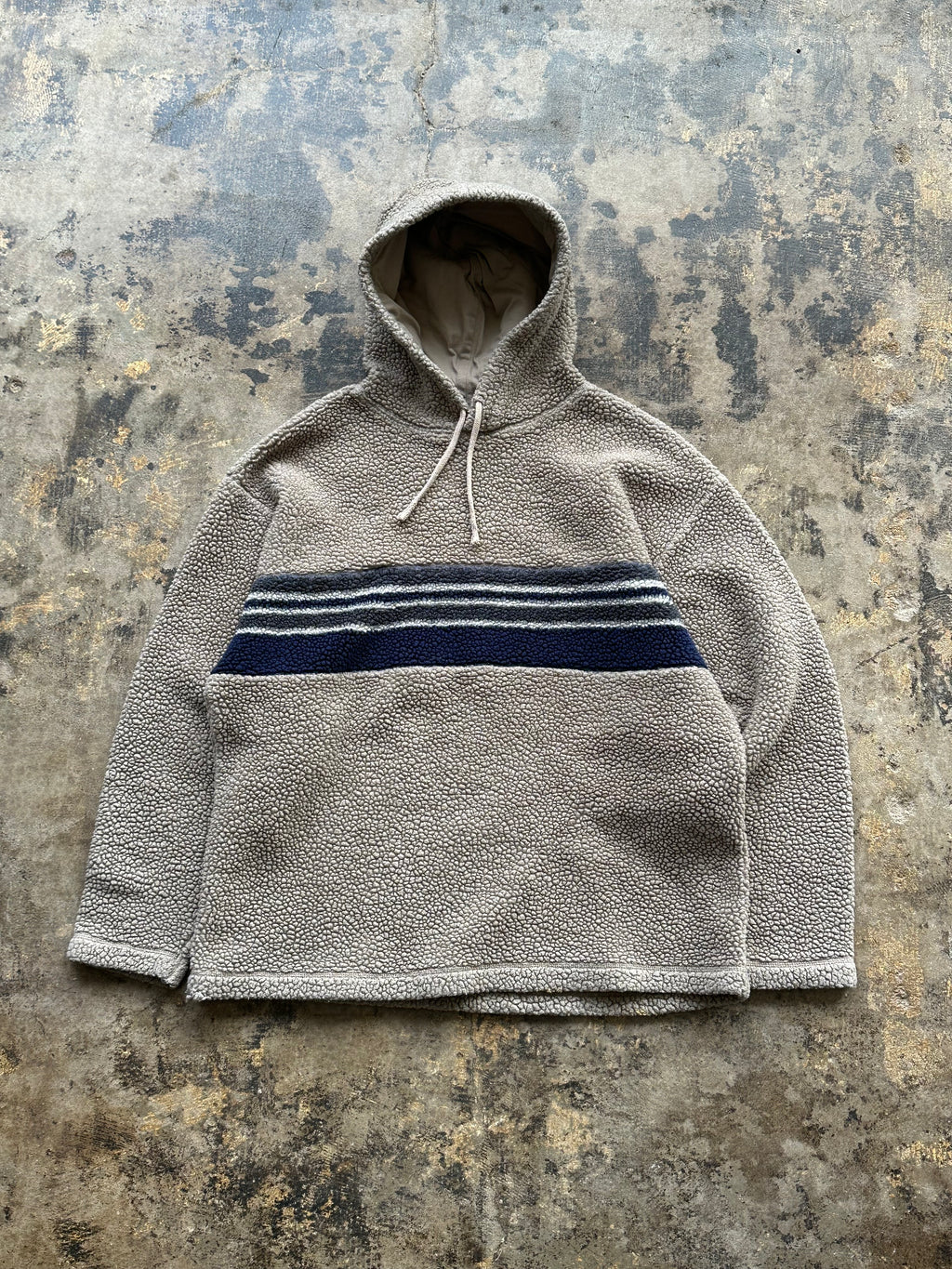 XXL - Vintage GAP Sherpa Stripe Hoodie