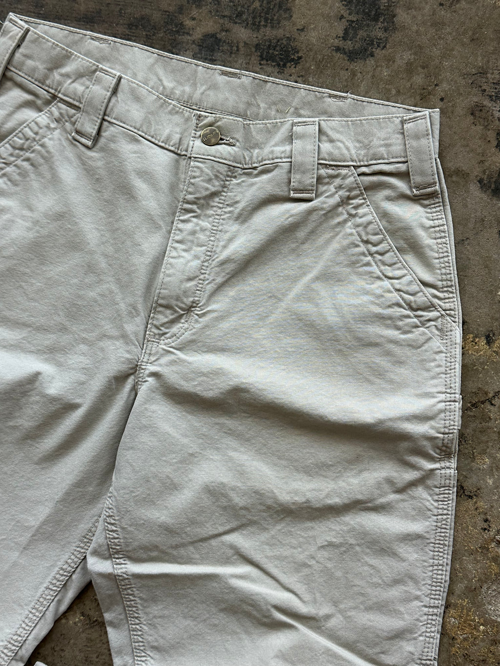 32x30 - Carhartt Tan Utility Work Pants Loose Original