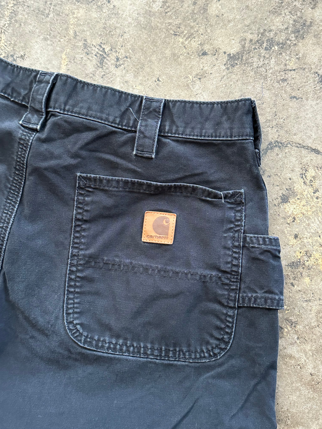 35x30 - Carhartt Black Carpenter Pants – Loose Original Fit