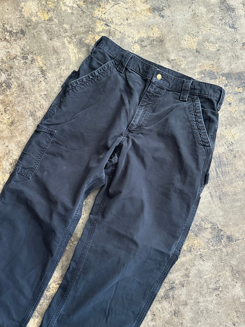 35x30 - Carhartt Black Carpenter Pants – Loose Original Fit