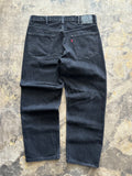 38x30 - Levi’s 550 Black Relaxed Fit Jeans