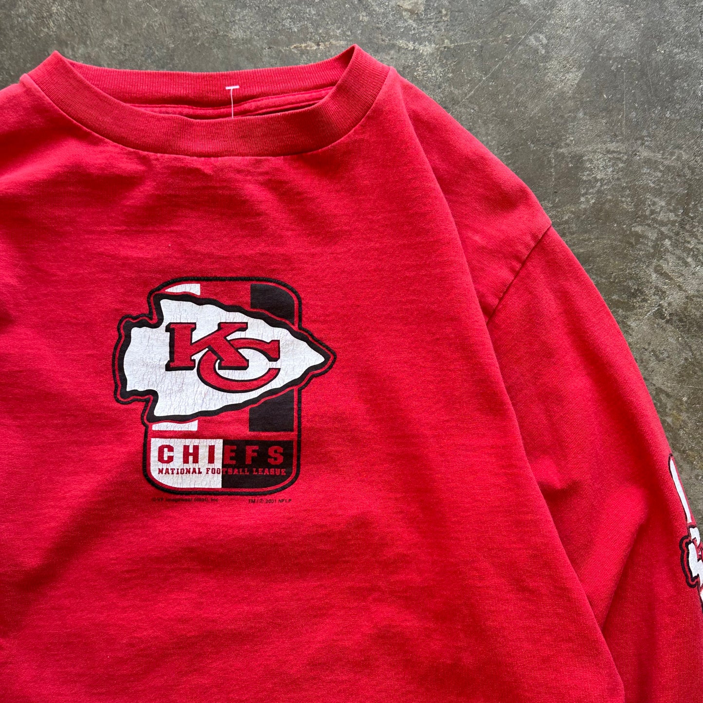 S - Lee Sport Kansas City Chiefs Longsleeve 2001