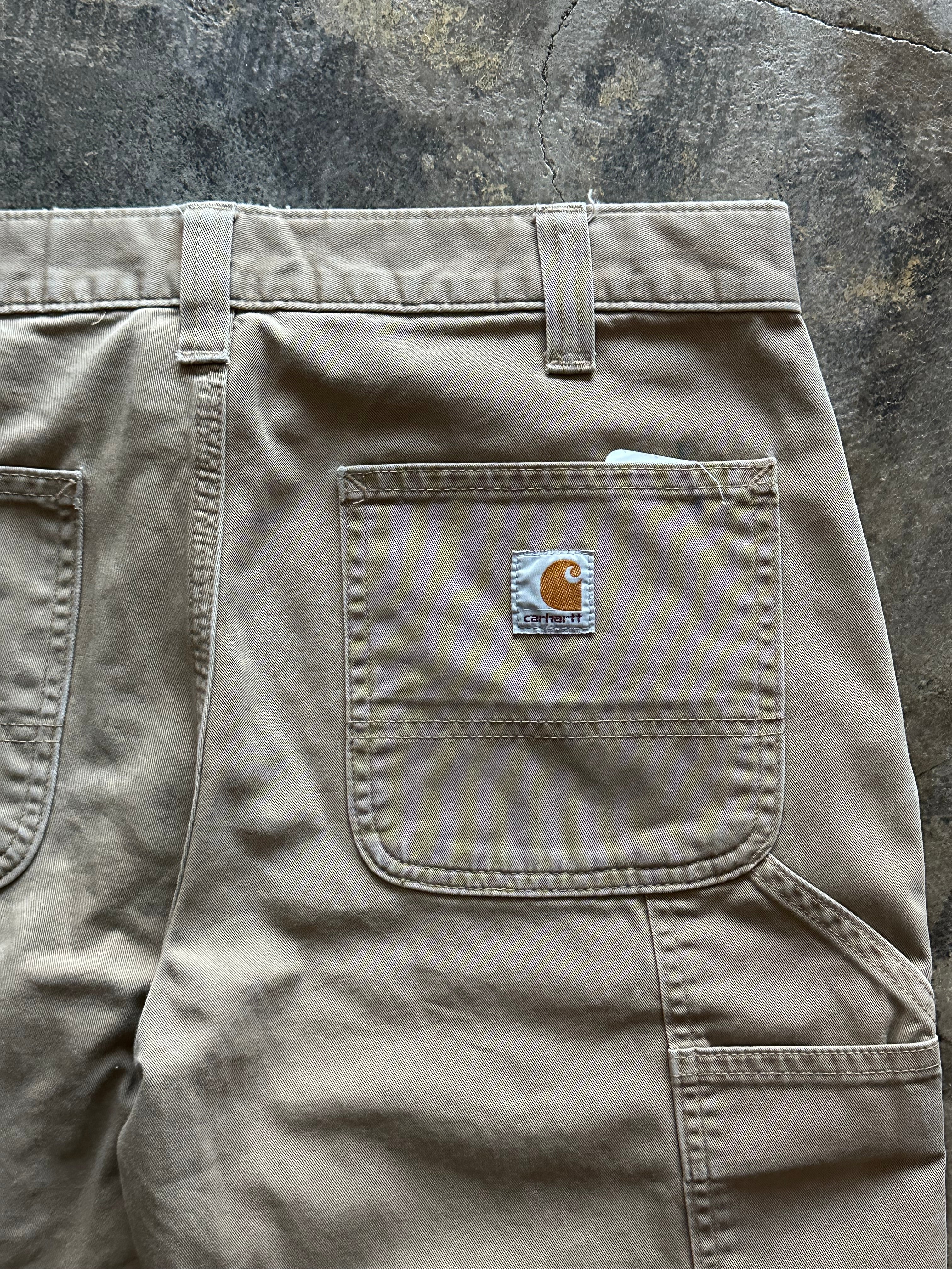 34x32 - Carhartt Tan Utility Pants