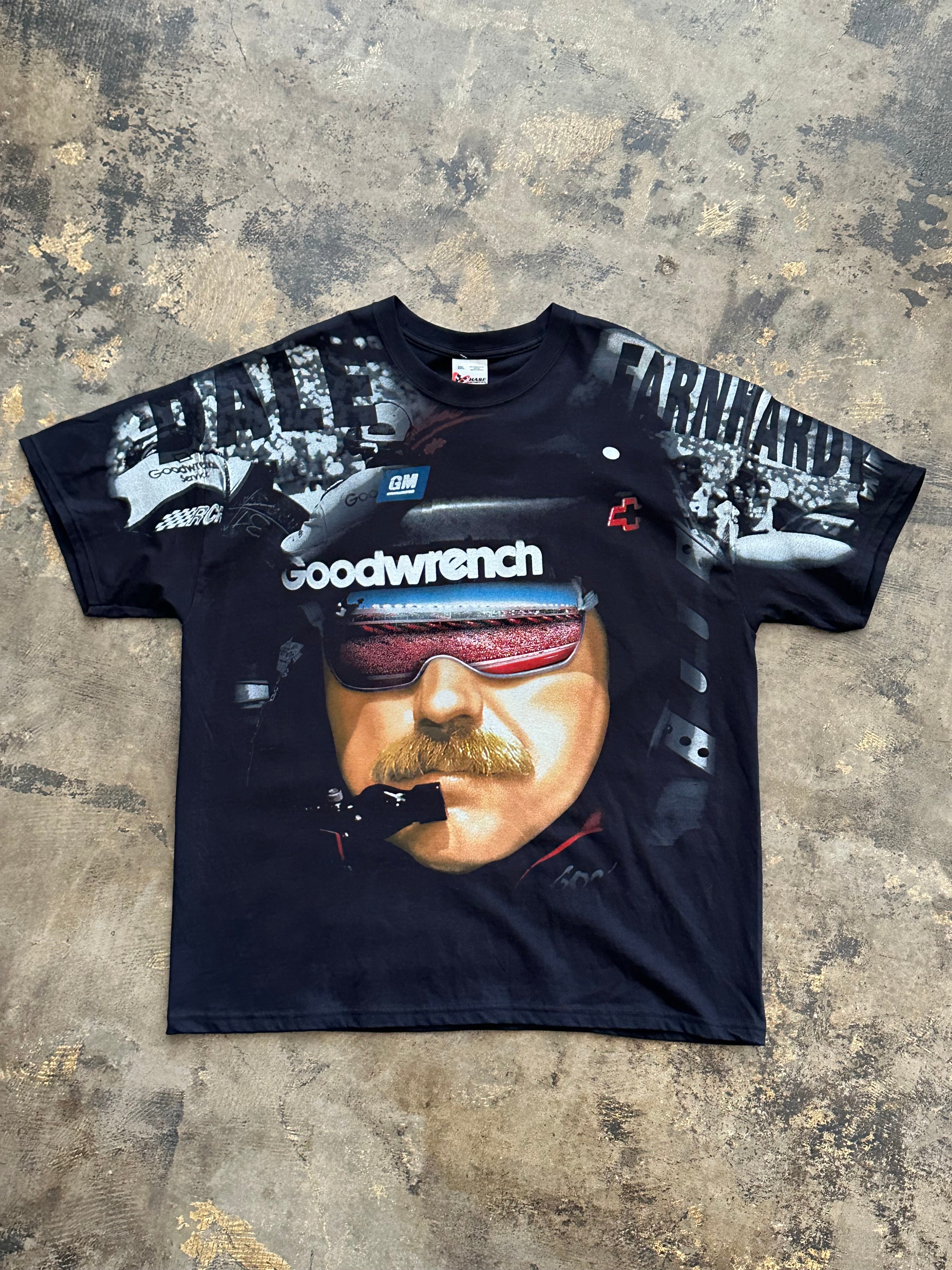 XXL - Dale Earnhardt Goodwrench All-Over Print NASCAR Tee
